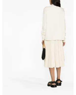 Jil Sander ニット・スプリットネックジャンパー - サムネイル4