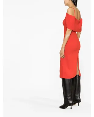 Victoria Beckham オフショルダーミディドレス - サムネイル3