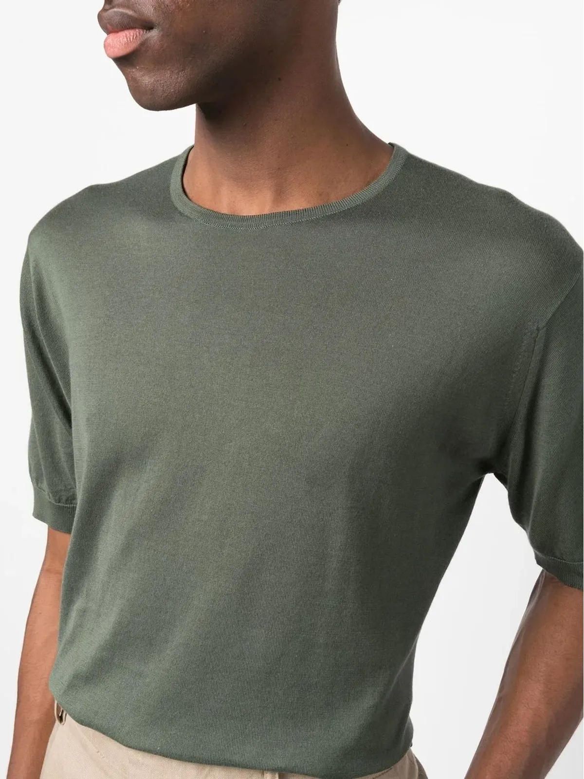 John Smedley ラウンドネックTシャツ - 画像5