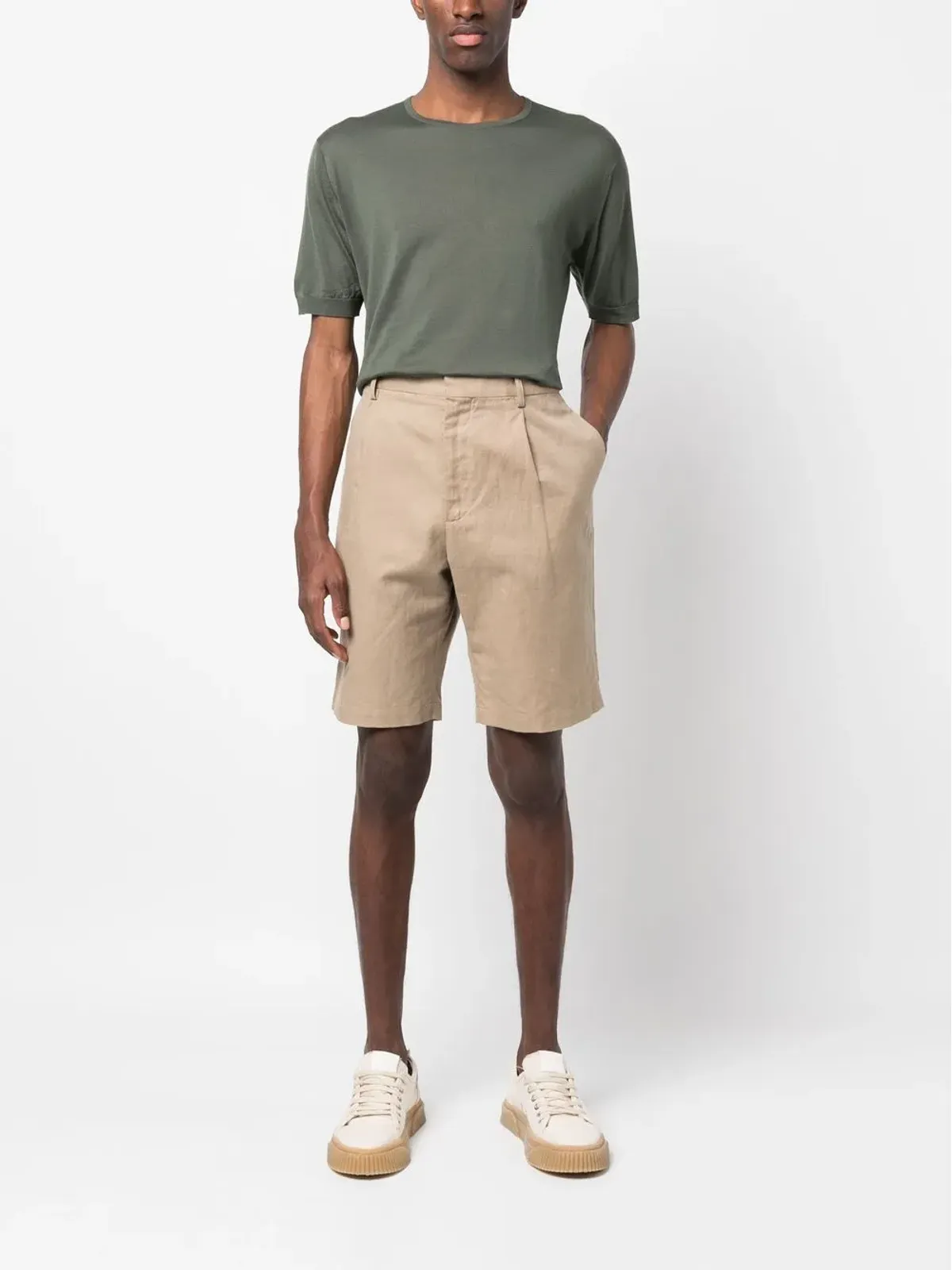 John Smedley ラウンドネックTシャツ - 画像2
