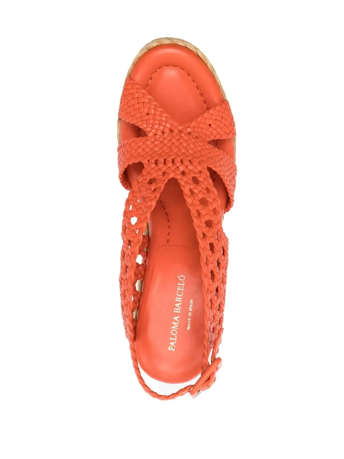 Paloma Barceló open-toe espadrilles - Orange - 画像4