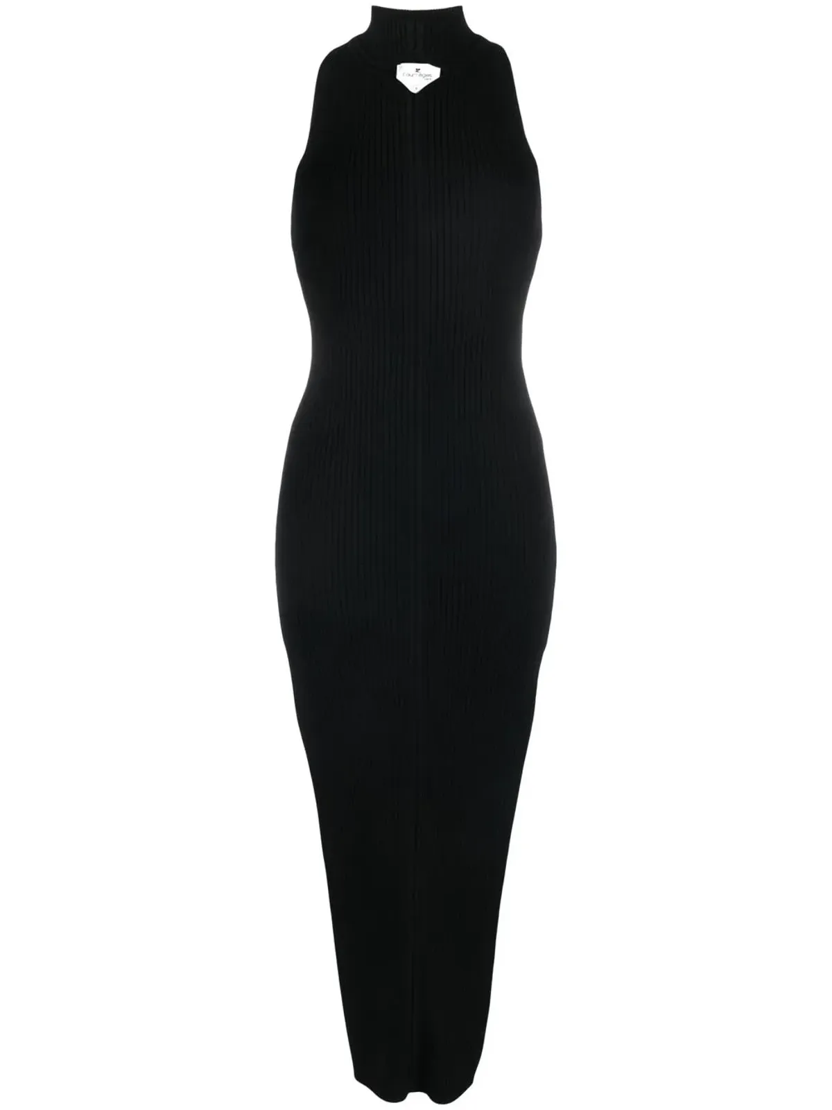 Courrèges カットアウトリブミディドレス - 画像1
