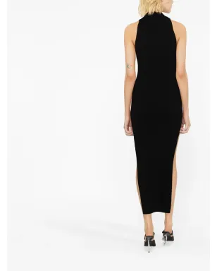 Courrèges カットアウトリブミディドレス - サムネイル4