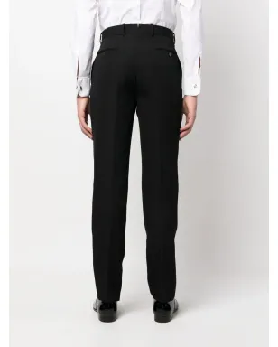Alexander McQueen ストライプディテール テーラードパンツ - サムネイル4