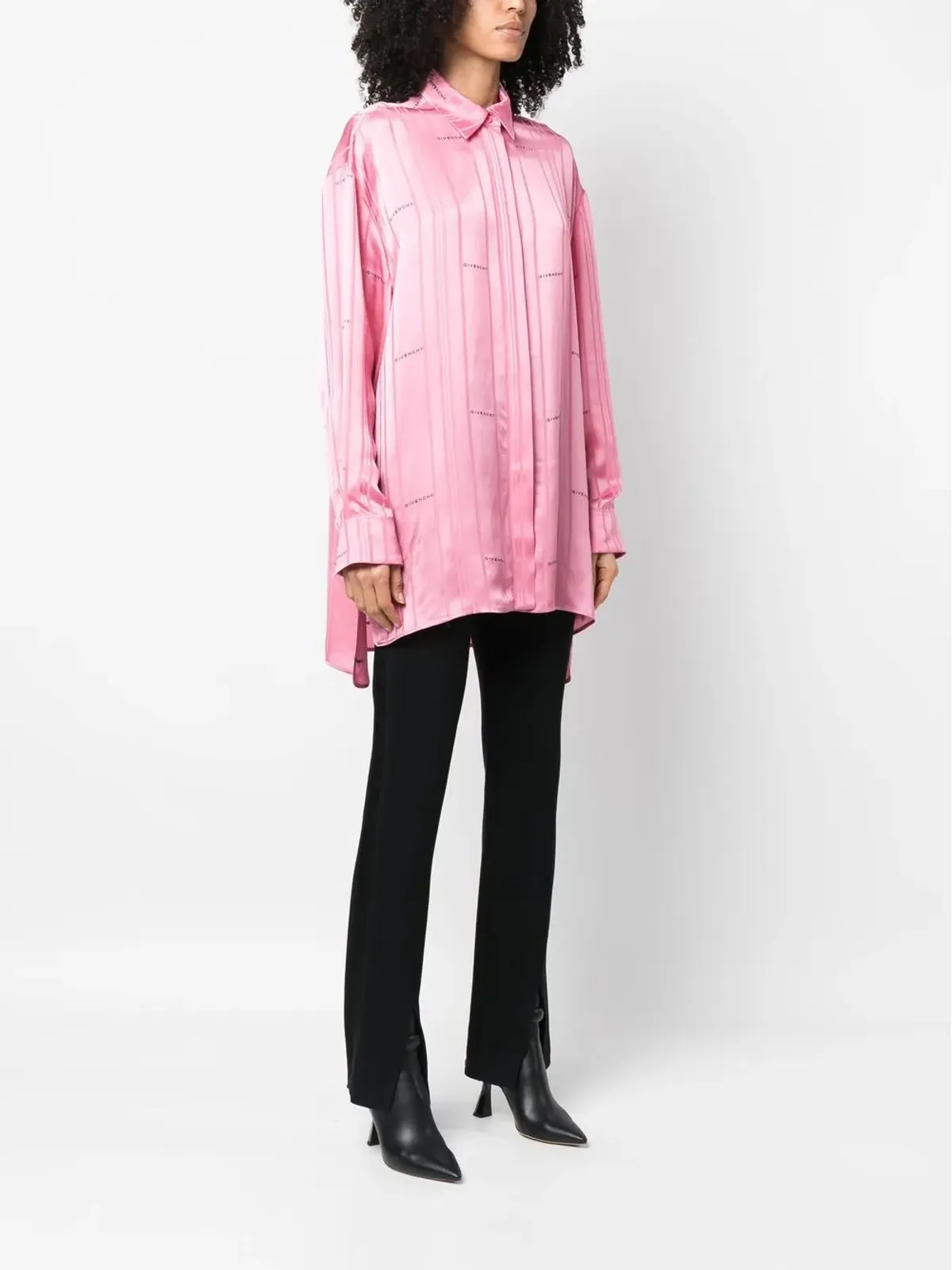 Givenchy ロゴジャカードストライプシャツ - 画像3