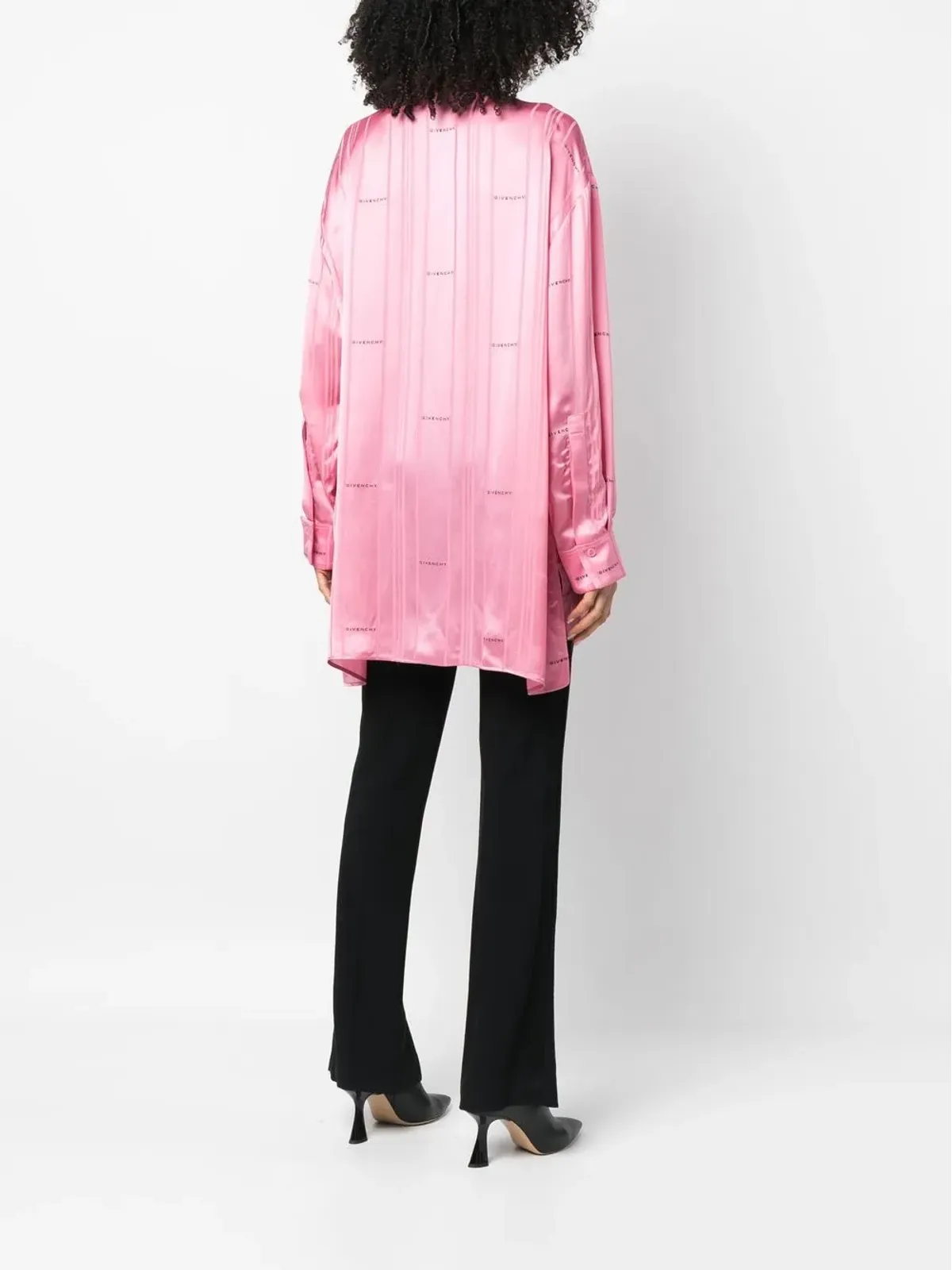 Givenchy ロゴジャカードストライプシャツ - 画像4