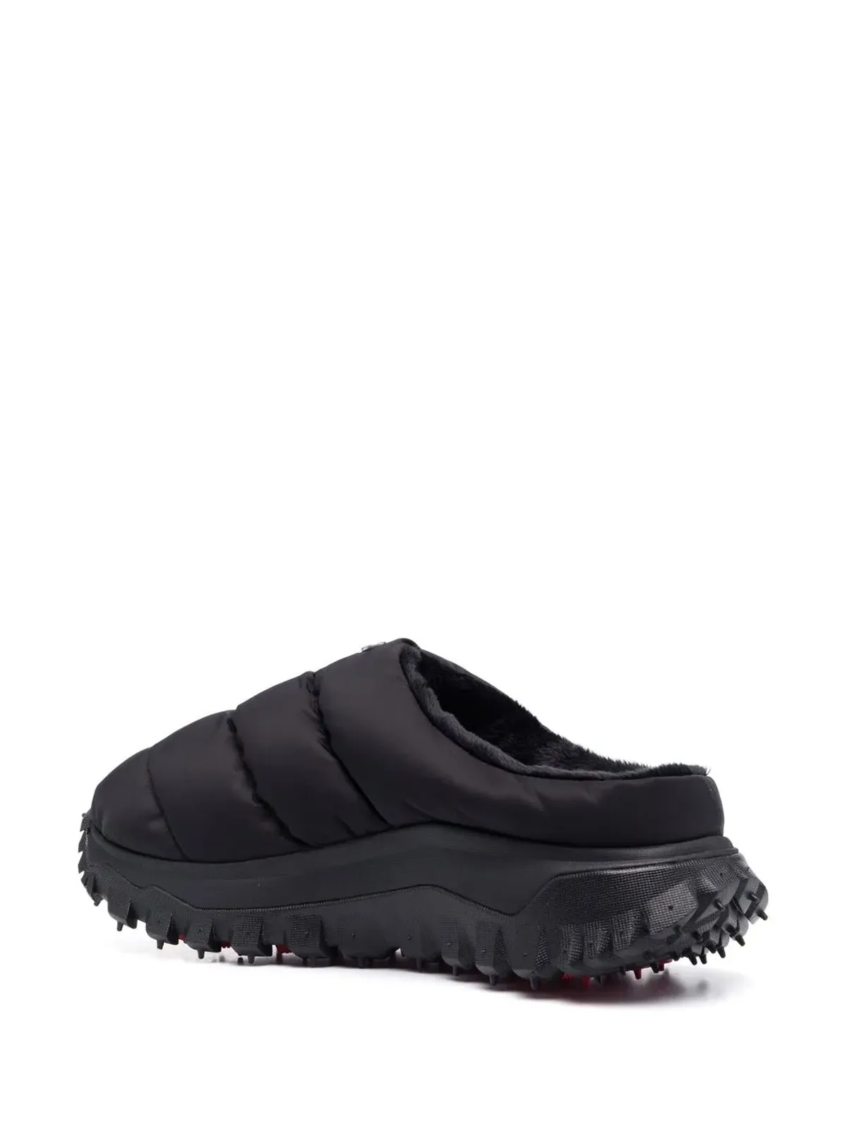 6 MONCLER 1017 ALYX 9SM ファー付きキルティングスライダー - 画像3