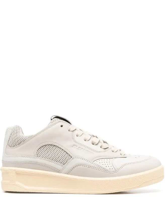 Jil Sander Jil Sander panelled low-top sneakers - Greyの商品画像