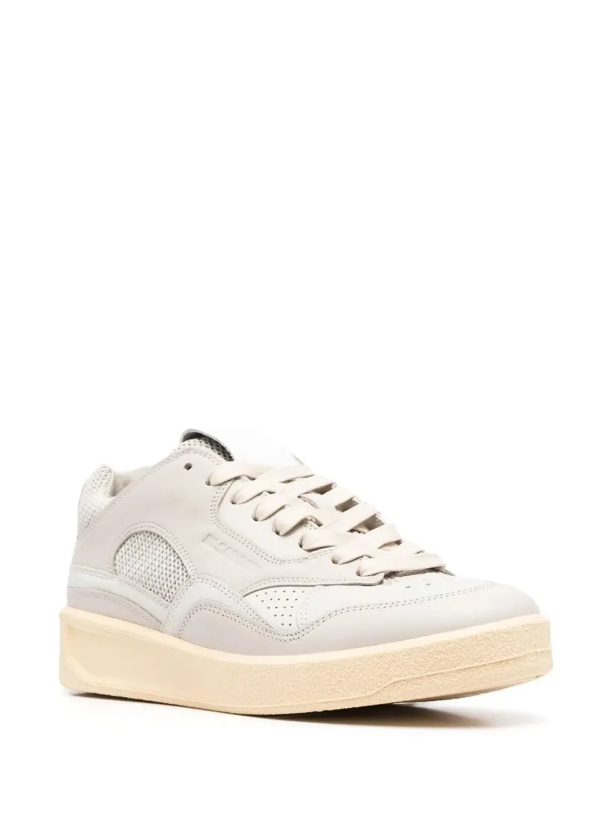 Jil Sander panelled low-top sneakers - Grey - 画像2