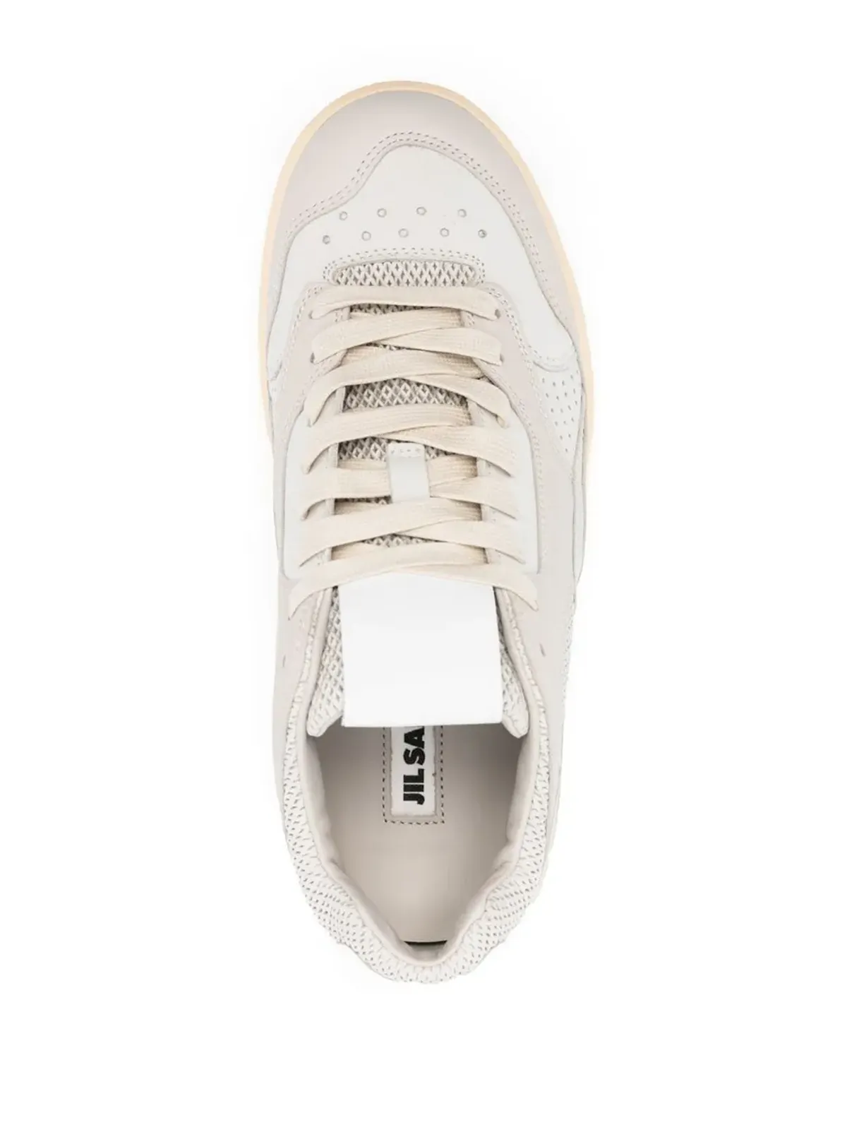 Jil Sander panelled low-top sneakers - Grey - 画像4