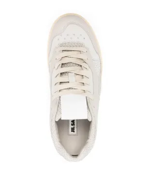 Jil Sander panelled low-top sneakers - Grey - サムネイル4