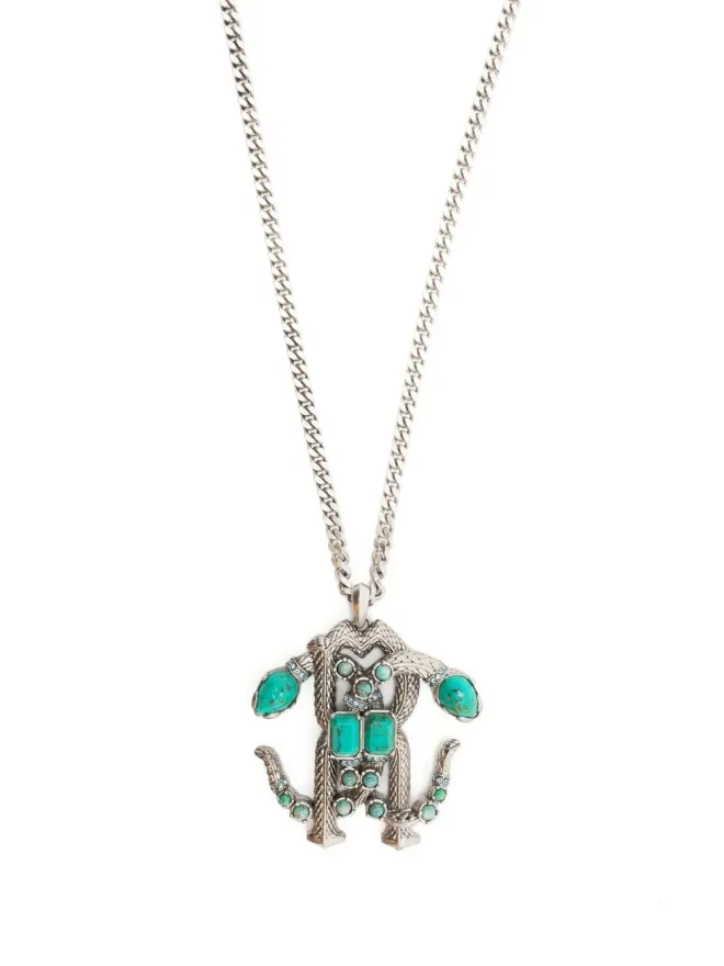 Roberto Cavalli Roberto Cavalli Mirror Snake ペンダントネックレスの商品画像