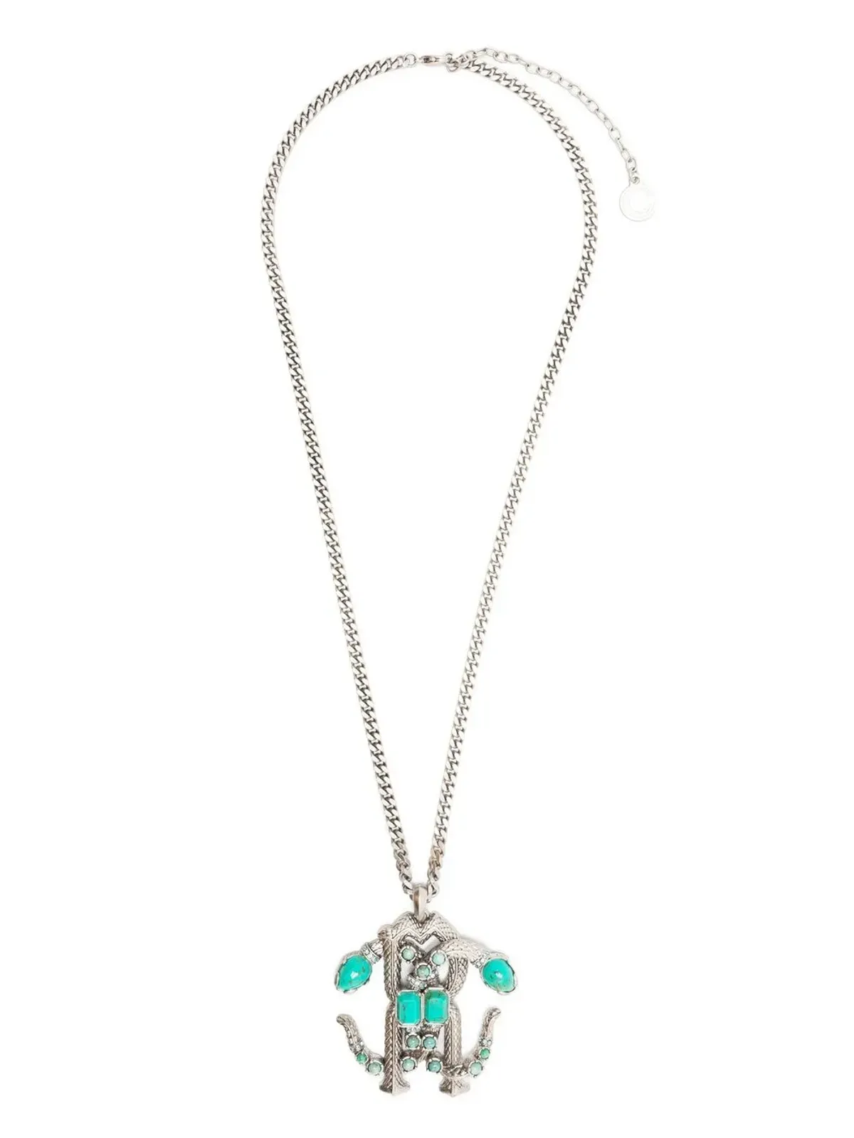 Roberto Cavalli Mirror Snake ペンダントネックレス - 画像3