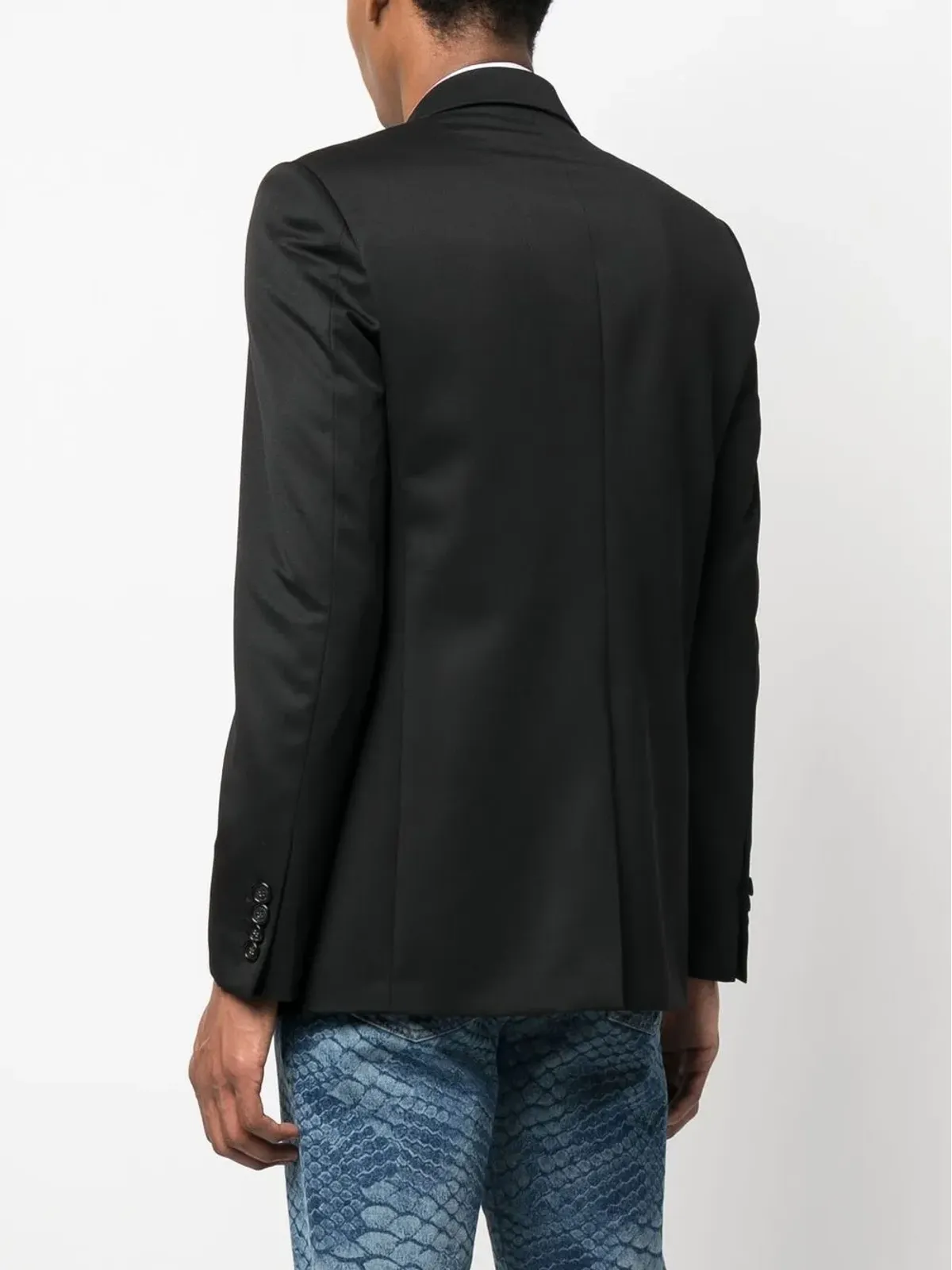 Roberto Cavalli シングルブレスト ウールジャケット - 画像4