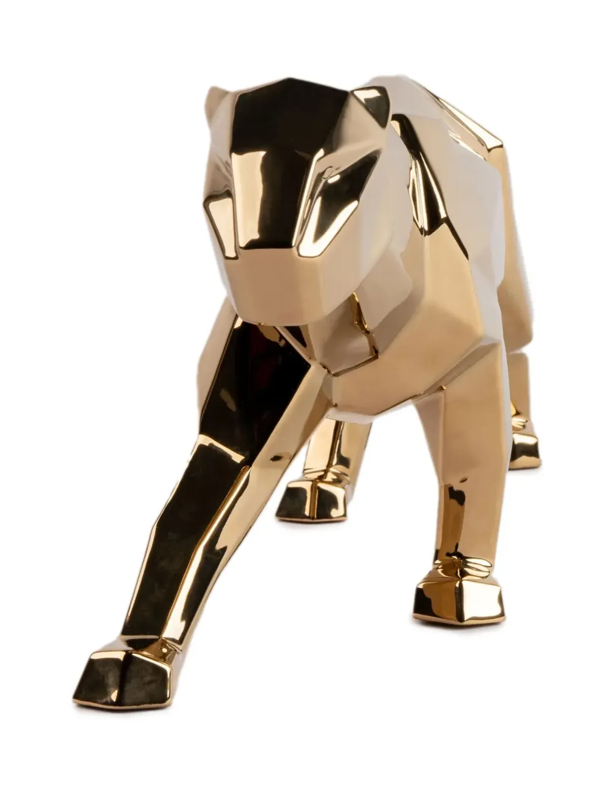 Lladró Pantera porcelain decorative sculpture - Gold - 画像3