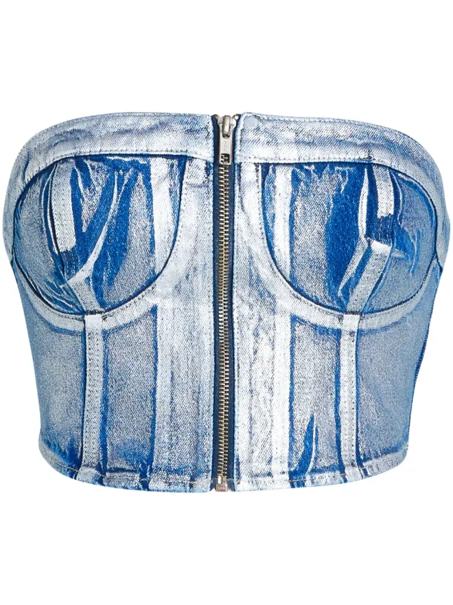 Karl Lagerfeld Jeans Karl Lagerfeld Jeans KLJ アップリケ ビスチェトップの商品画像