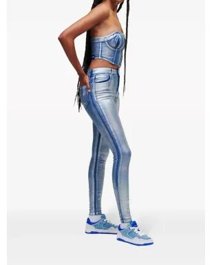 Karl Lagerfeld Jeans KLJ アップリケ ビスチェトップ - サムネイル2