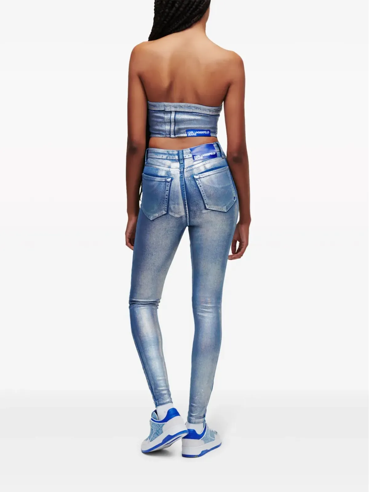Karl Lagerfeld Jeans KLJ アップリケ ビスチェトップ - 画像4