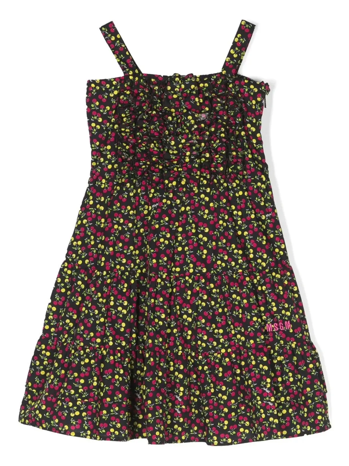 MSGM Kids 花柄プリントドレス - 画像1