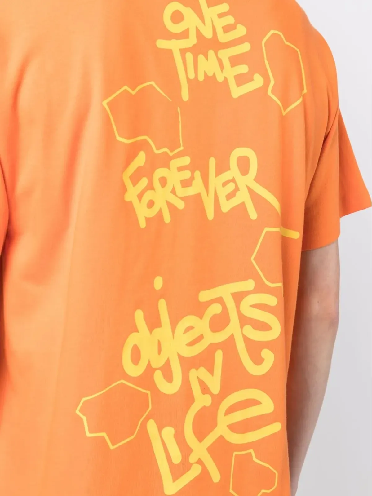 OBJECTS IV LIFE スローガンプリントTシャツ - 画像5