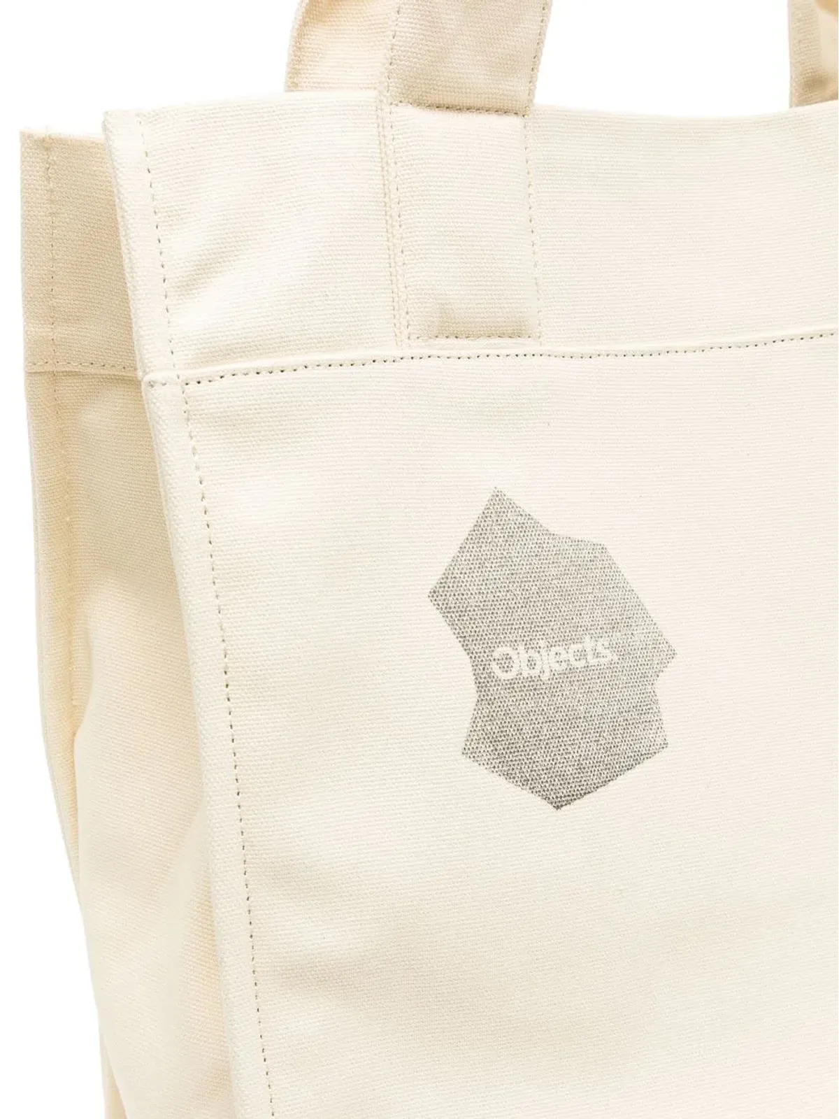 OBJECTS IV LIFE ロゴプリント コットントートバッグ - 画像4