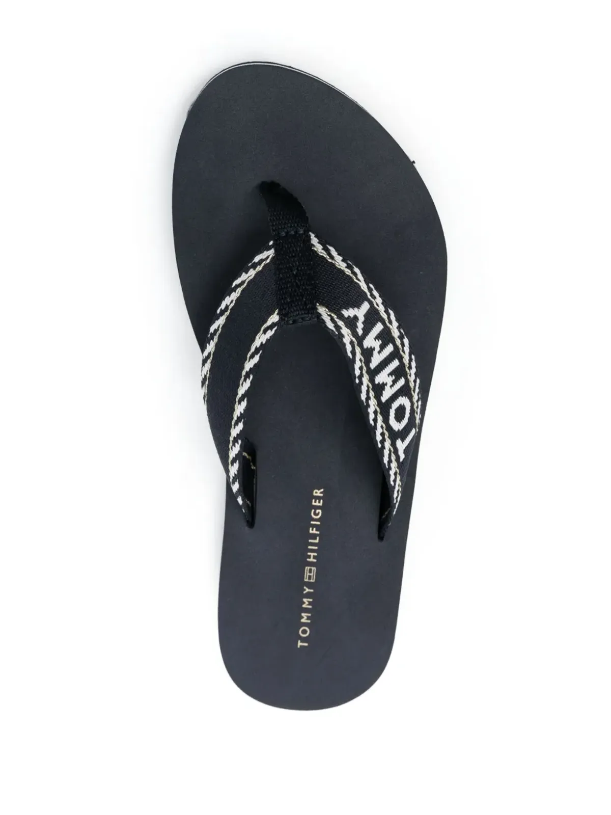 Tommy Hilfiger ロゴジャカード フリップフロップ - 画像4