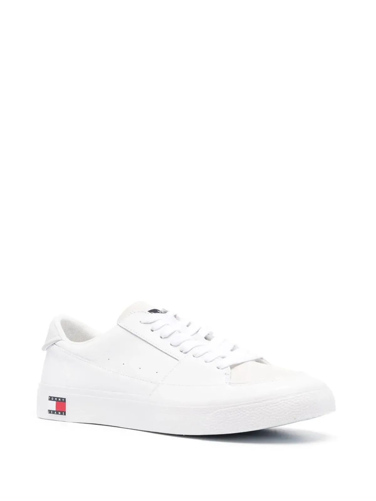 Tommy Jeans ロゴディテール ロートップ レザー スニーカー - 画像2