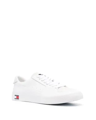 Tommy Jeans ロゴディテール ロートップ レザー スニーカー - サムネイル2