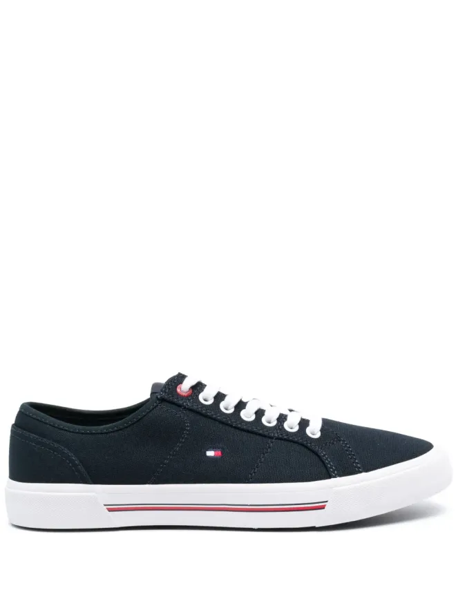 Tommy Hilfiger Tommy Hilfiger シグネチャー・ディテール ロー・トップスニーカー - Blueの商品画像