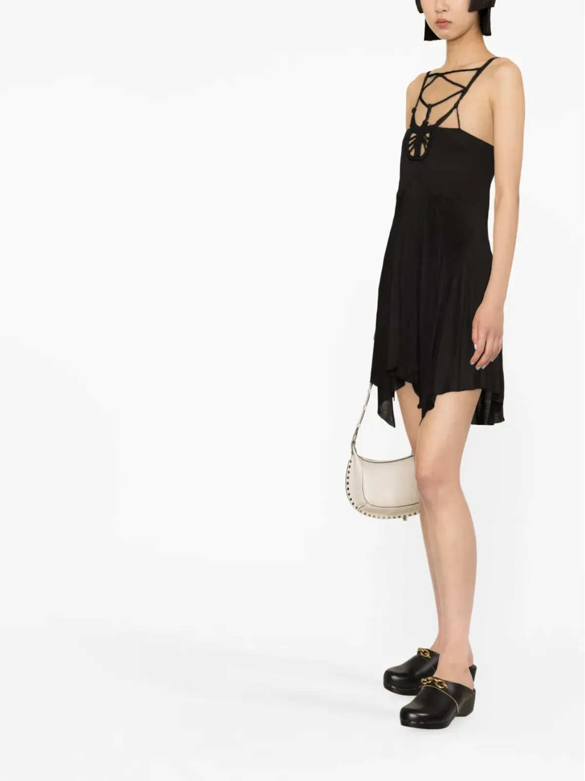 ISABEL MARANT ディアナ マクラメトリム ミニドレス - 画像4