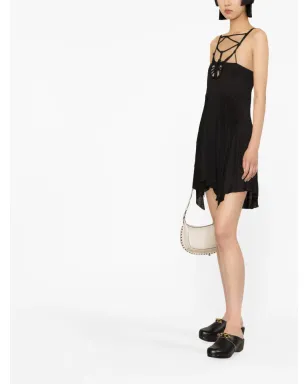 ISABEL MARANT ディアナ マクラメトリム ミニドレス - サムネイル4