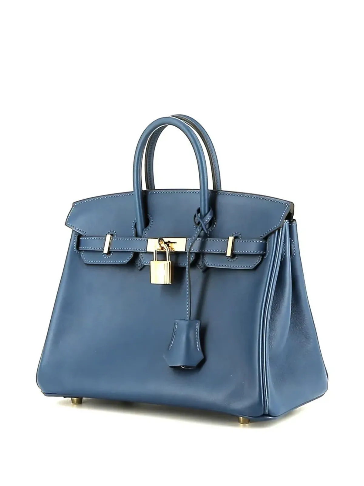 Hermès Pre-Owned バーキン25 ハンドバッグ ブルー - 画像3
