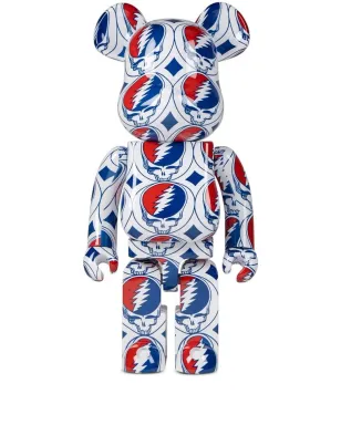 MEDICOM TOY x Grateful Dead Steal Your Face BE@RBRICK 1000% フィギュア - ホワイト - サムネイル1