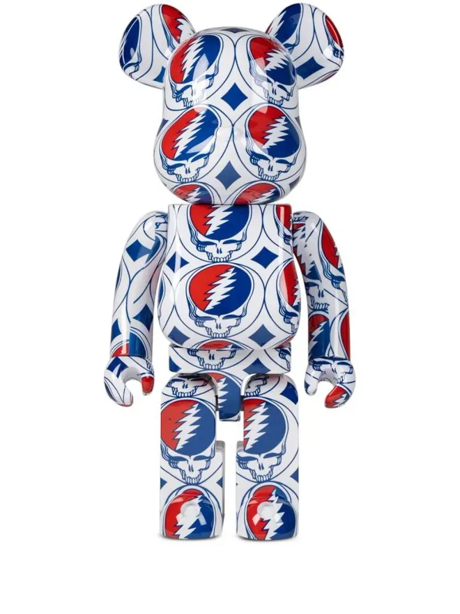MEDICOM TOY MEDICOM TOY x Grateful Dead Steal Your Face BE@RBRICK 1000% フィギュア - ホワイトの商品画像