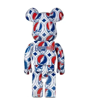 MEDICOM TOY x Grateful Dead Steal Your Face BE@RBRICK 1000% フィギュア - ホワイト - サムネイル2