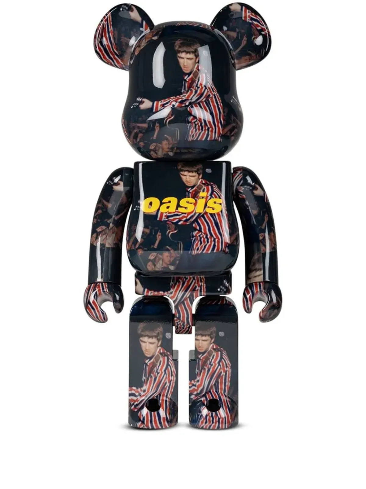 MEDICOM TOY x Oasis Knebworth 1996 Noel Gallagher BE@RBRICK 1000% フィギュア ブラック - 画像1