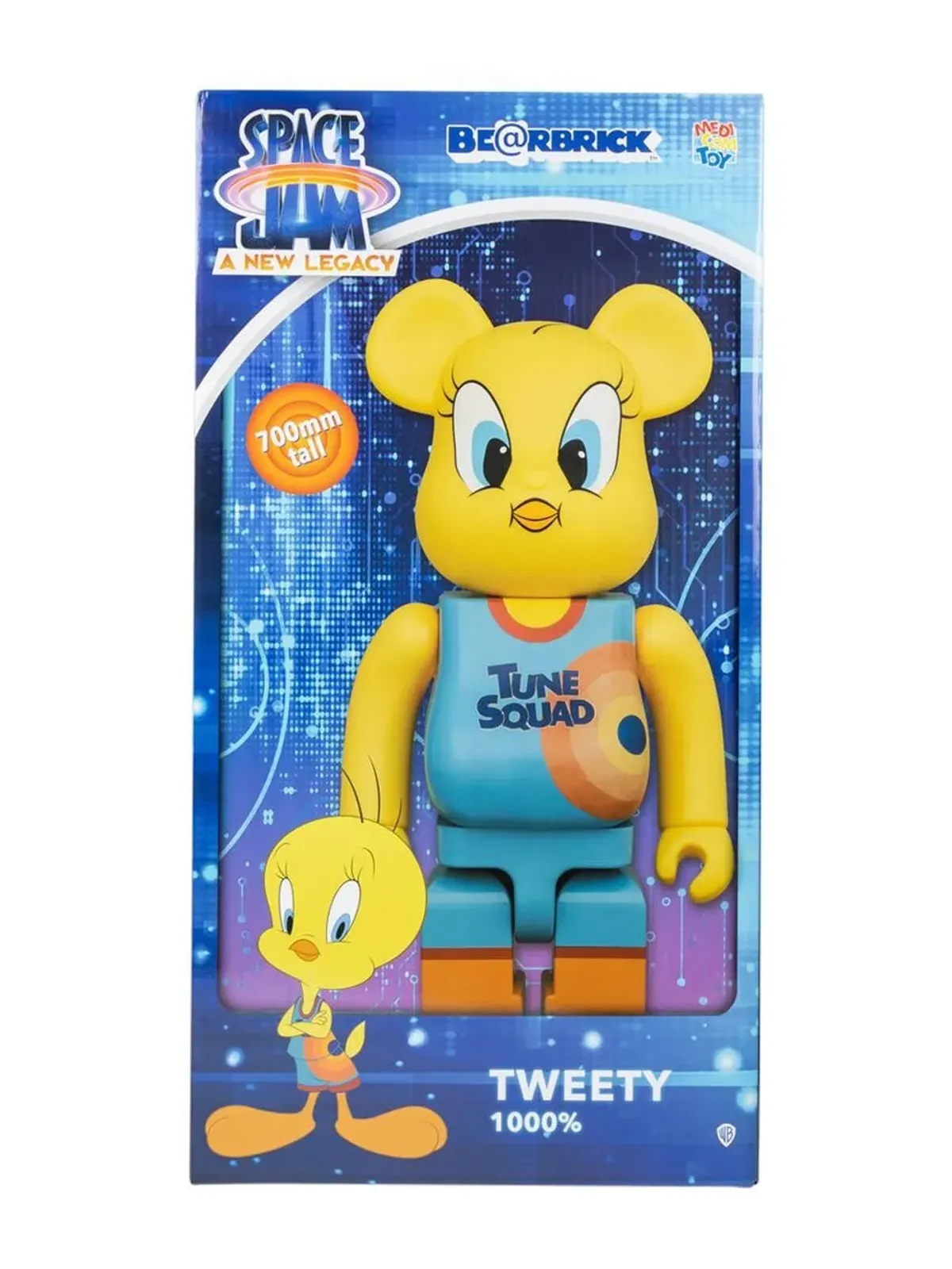 MEDICOM TOY Space Jam A New Legacy Tweety BE@RBRICK フィギュア イエロー - 画像4