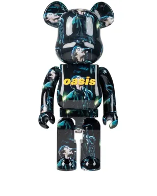 MEDICOM TOY ベアブリック フィギュア Oasis Knebworth 1996 ブルー - サムネイル1