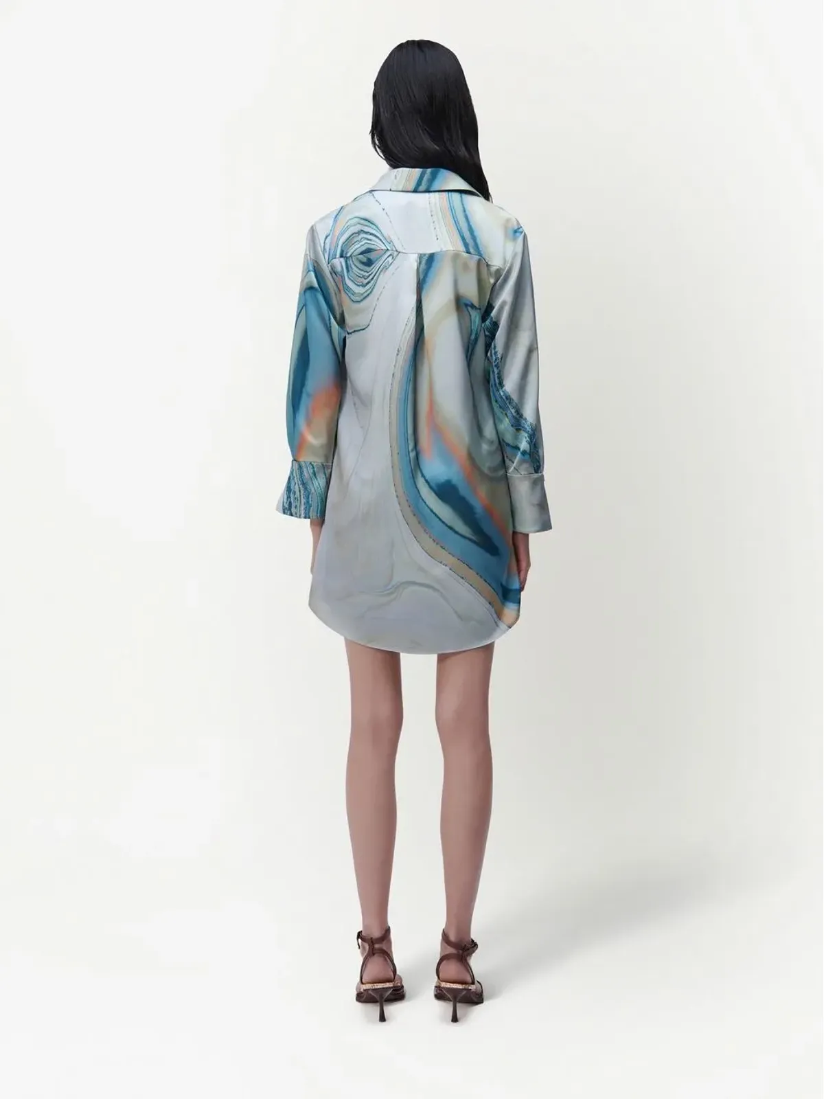 Simkhai Roma ギャザー入りシャツドレス - 画像4