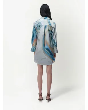 Simkhai Roma ギャザー入りシャツドレス - サムネイル4