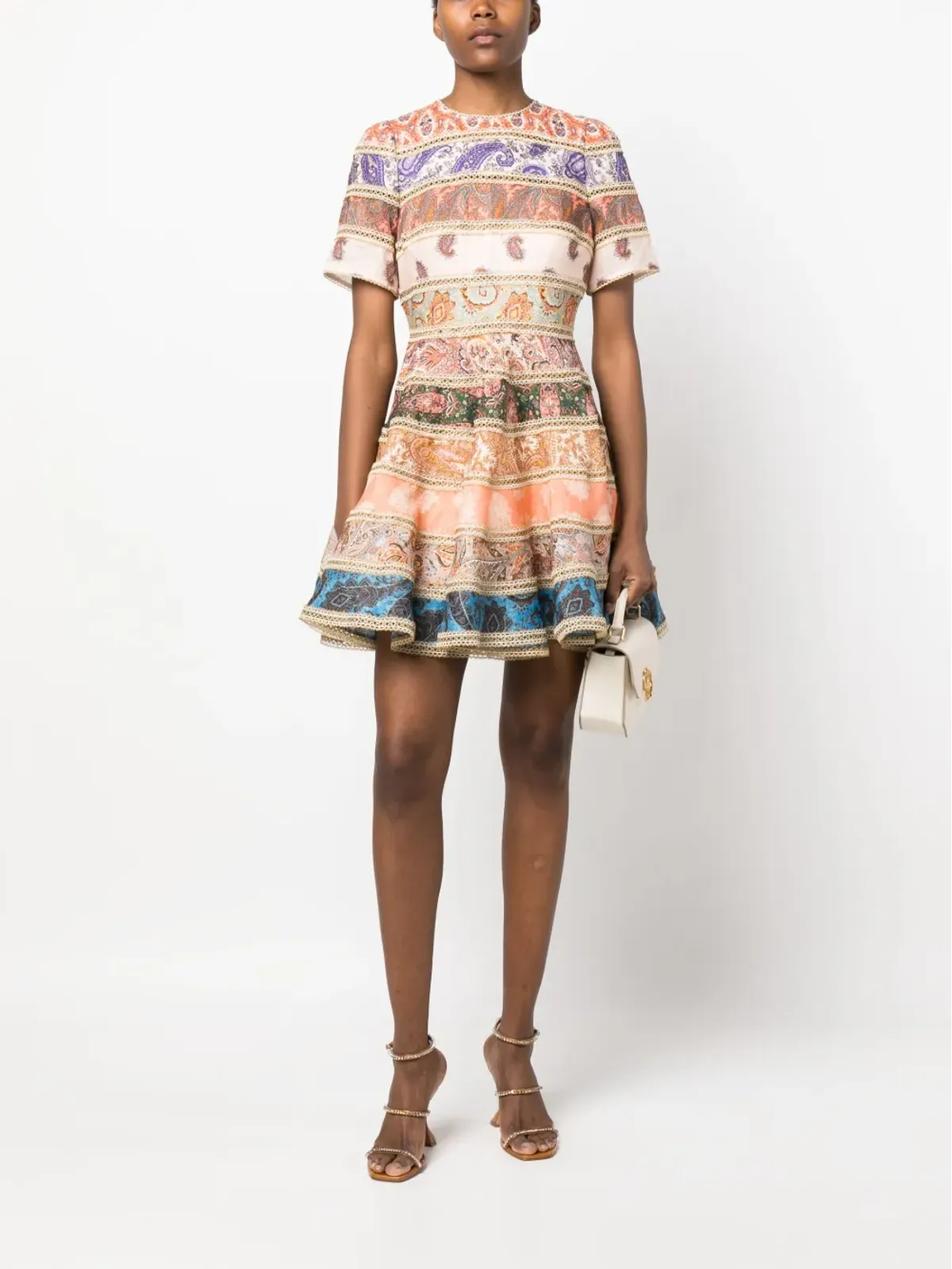 ZIMMERMANN デヴィ スプライスド ミニドレス - 画像2