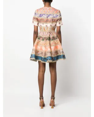 ZIMMERMANN デヴィ スプライスド ミニドレス - サムネイル4