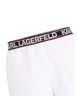 Karl Lagerfeld エッセンシャル ロゴプリント スイムショーツ - サムネイル2