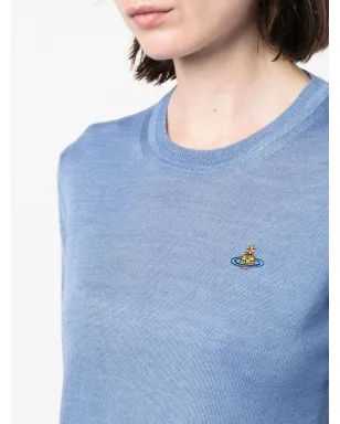 Vivienne Westwood オーブ刺繍入り細編みニットセーター - サムネイル5
