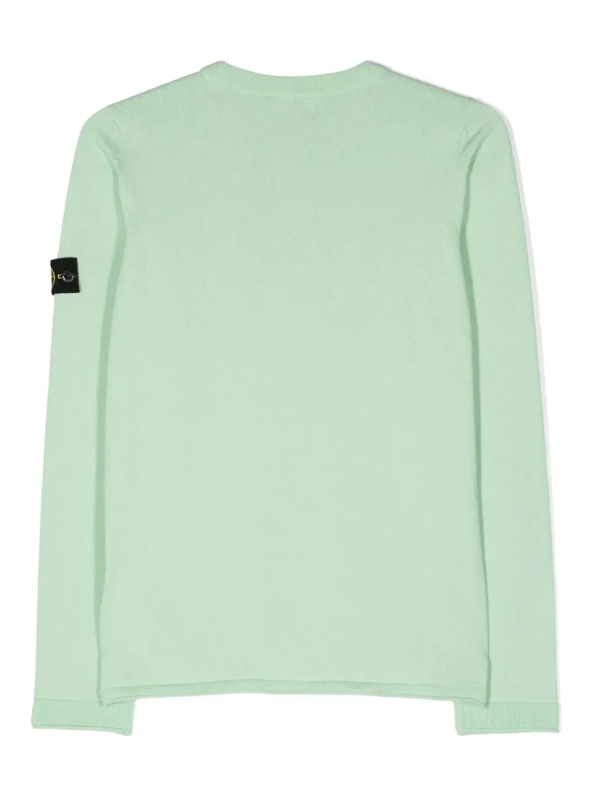 Stone Island Junior ロゴパッチ付きコットンジャンパー - 画像2