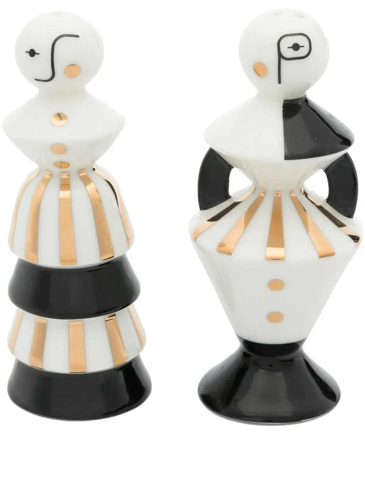 Jonathan Adler salt and pepper shakers - White - 画像1