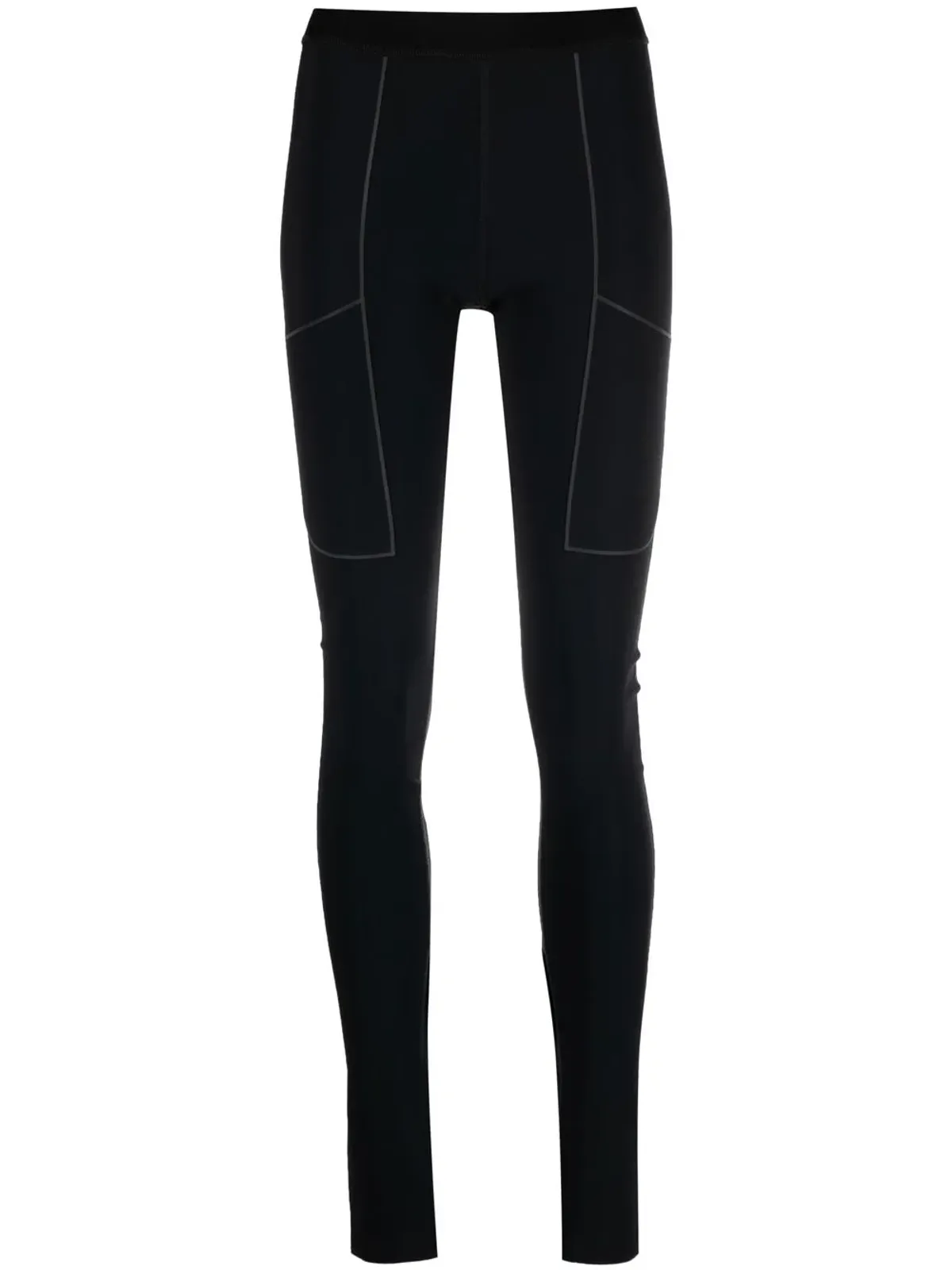Coperni ストレッチデザインのスリットレギンス - 画像1