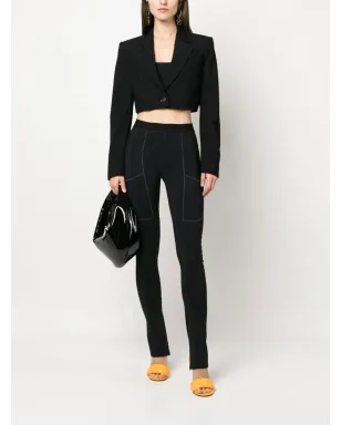 Coperni ストレッチデザインのスリットレギンス - サムネイル2
