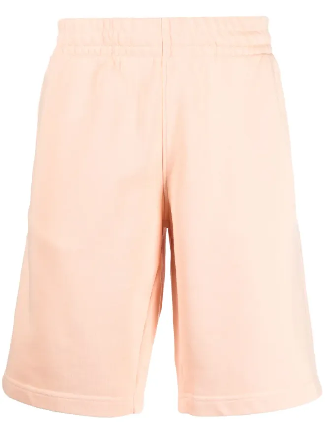 Maison Kitsuné Maison Kitsuné フォックスパッチ コットンショーツ - オレンジの商品画像