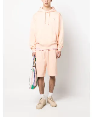 Maison Kitsuné フォックスパッチ コットンショーツ - オレンジ - サムネイル2